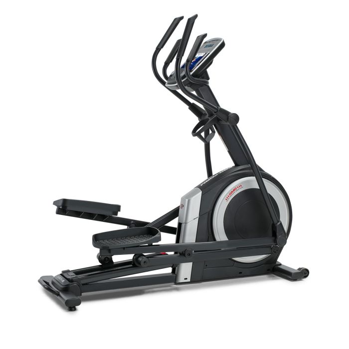 Máquina elíptica bicicleta de ejercicio magnética estacionaria con monitor  LCD y sensores, ajustable hipersilencioso, entrenamiento cruzado para