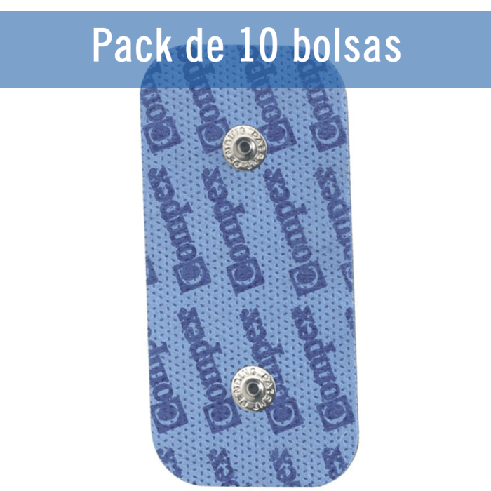 Compex Pack electrodos SNAP 10×5 (10 bolsas)