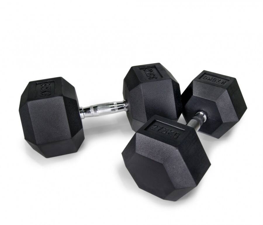 Mancuernas De Vinilo Hexagonal · GiveMeFit · De 0,5 kg A 10 kg · Unida –  Give Me Fit